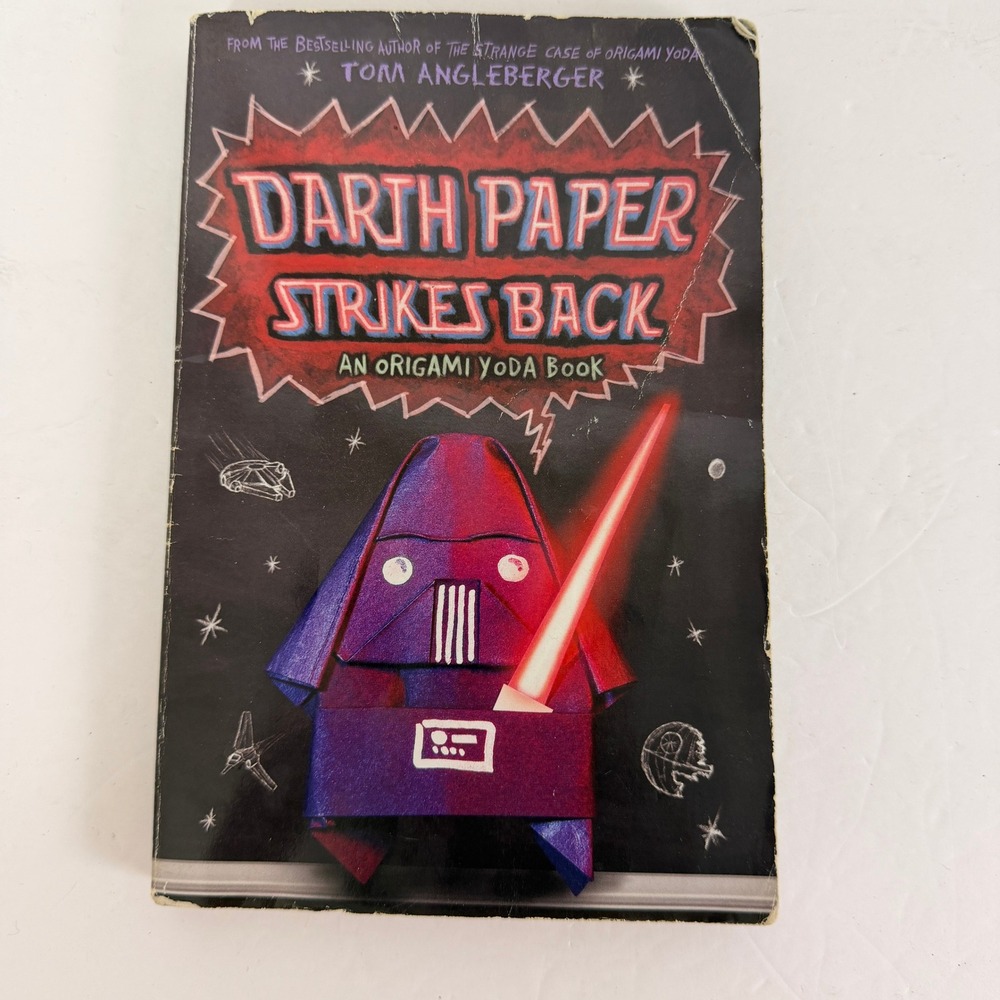 Darth Paper Strikes Back Tom Angleberger Origami Yoda Kids Paperback Book